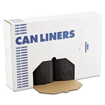 56 Gallon Black Star Sealed Can Liners, 1.5 mil, 100/cs