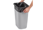 Low Density Black Can Liners, 12-16 Gallon, 0.8 mil, 250/cs